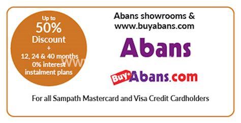 Offer available when applying through a link on a pnc.com page on which the bonus is offered. Up to 50% discount on selected products at all Abans Showrooms & www.buyabans.com for all ...