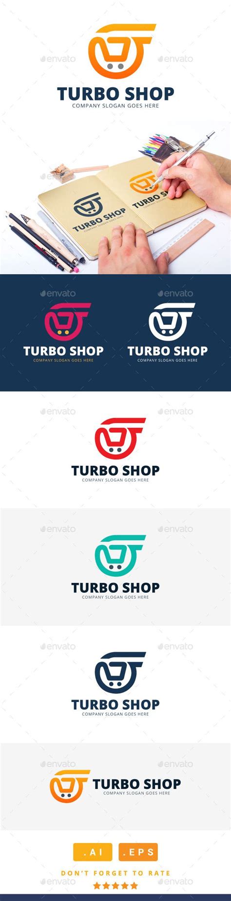 Turbo Shop Logo Power Logo Shop Logo Graphic Design Logo