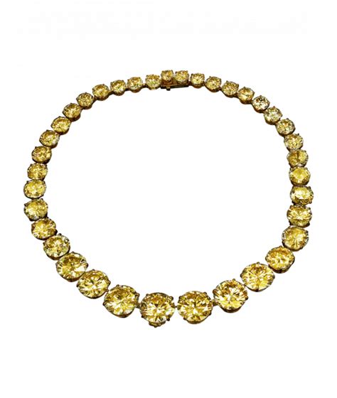 Yellow Diamond Riviera Necklace Jacob And Co
