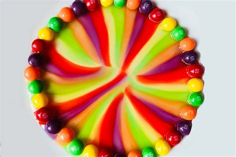 Melting Skittles Experiment Rainbow Craft
