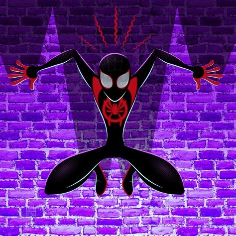 Spiderman Miles Morales Digital Artworks Wallpaperhd Superheroes