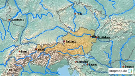 Stepmap Austria Landkarte Für Österreich