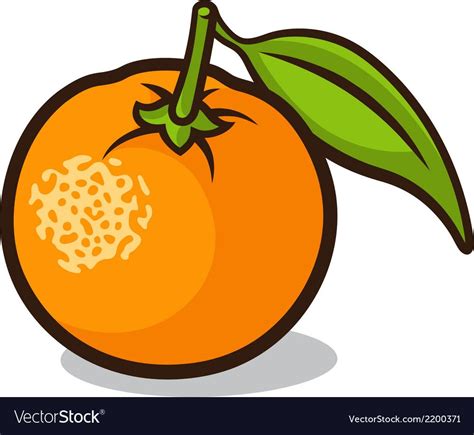 Orange Royalty Free Vector Image Vectorstock Art Drawings For Kids