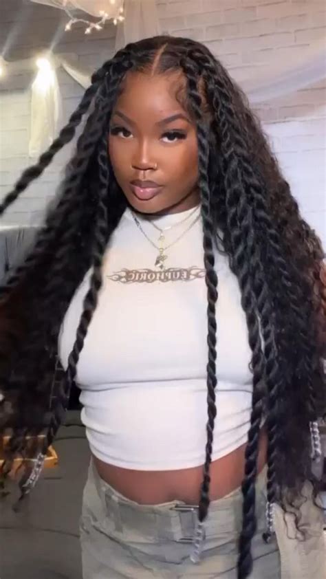 Pinterest Coldheartbarbie Front Lace Wigs Human Hair Box Braids Hairstyles For Black Women