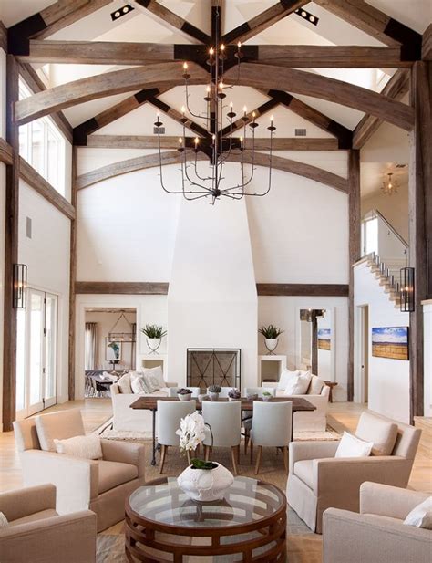 Leaving your beams unpainted adds visual interest and provides a great design opportunity. Living Rooms With Exposed Beams That Steal The Show