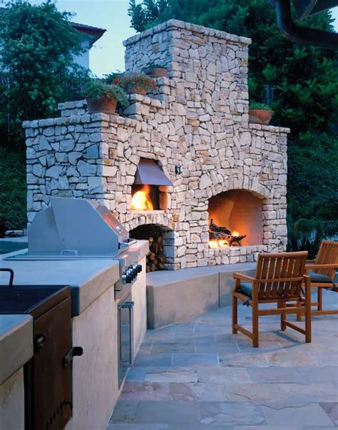 Outdoor Cooking Fireplace Designs