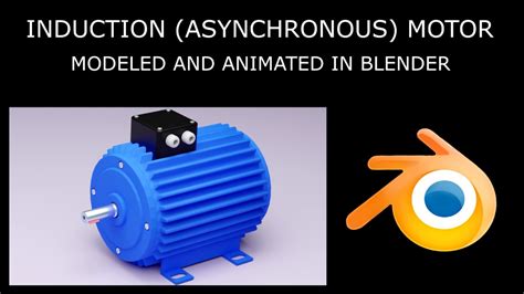 Induction Motor Animated In Blender Software Youtube