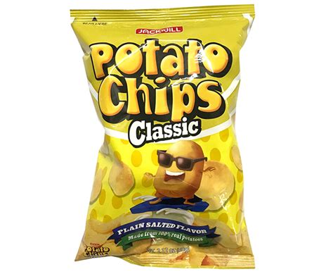 Jack N Jill Potato Chips Classic Plain Salted Flavor 60g