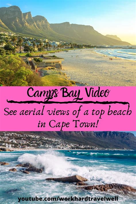 Drone Views Camps Bay Beach In Cape Town South Africa In 2020