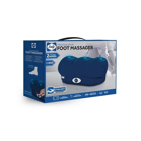 Sealy Sl Hw Ma 140 Nv Byt Sealy Vibrating Micro Bead Foot Massager Pillow Ma 140 Navy