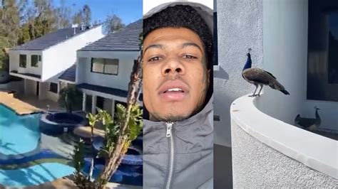 Blueface Shows His New Mansion In Cali Episode Of Igtv Cribs Youtube