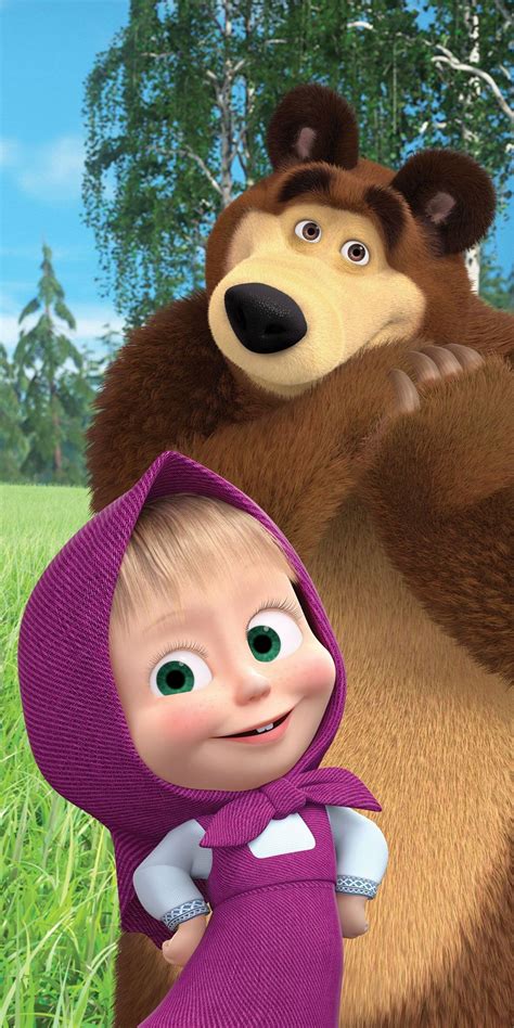 Masha And The Bear High Quality Wallpapers Download Free For Pc Only