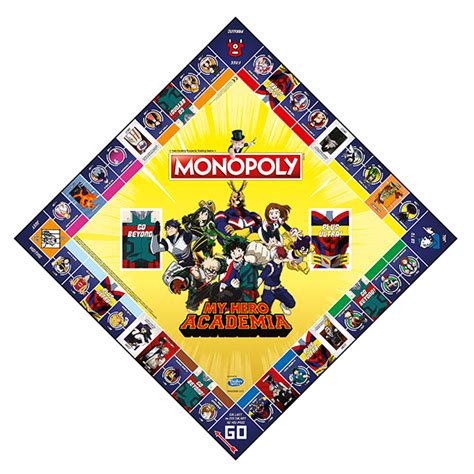 My Hero Academia Monopoly Winning Moves Customised Games