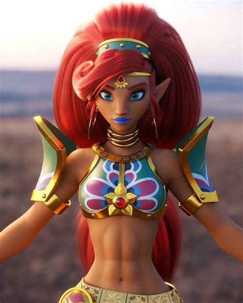 This 3d Render Of Urbosa Is Amazing By Hkoskine Legend Of Zelda Memes Legend Of Zelda