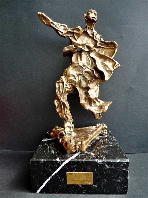 Salvador Dali Alma Del Quijote 1975 Sculpture En Bronze Barnebys