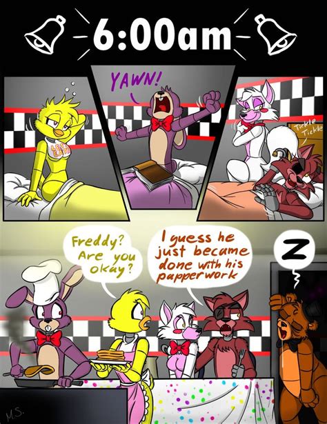 Sleep Time At Freddy S Part By Magzieart On Deviantart Fnaf