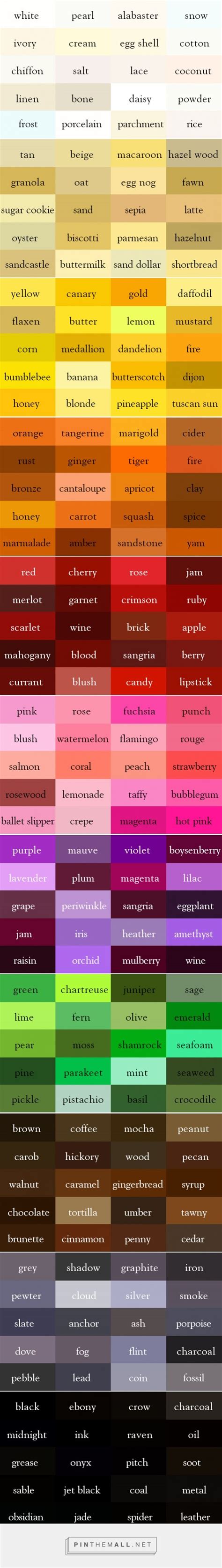 The Color Thesaurus Ingrid Sundberg A Grouped Images Picture