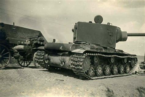 Heavy Tank KV 2 Model 1940 Rear View 1941 World War Photos