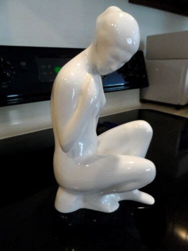 Hand Painted ROYAL DUX NUDE LADY WHITE GLOSSY PORCELAIN MARKED EBay