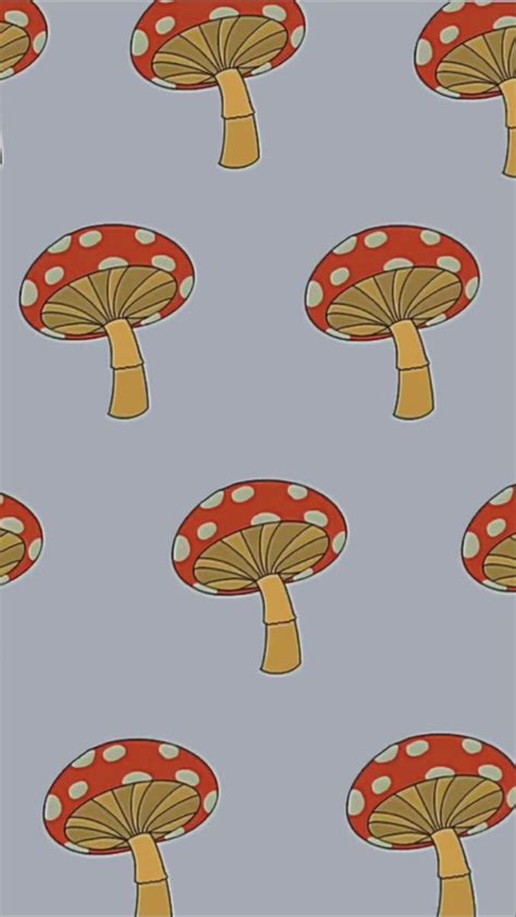 Pin By Meg On Wallpapers Mushroom Wallpaper Retro Wallpaper Iphone