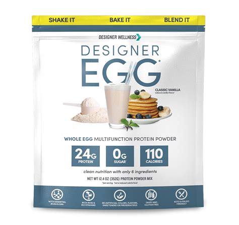 Buy Designer Designer Egg Natural Egg Yolk And White Protein Powder
