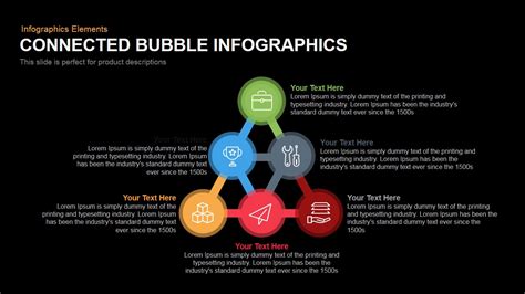 Connected Bubbles Template For Powerpoint And Keynote Slidebazaar
