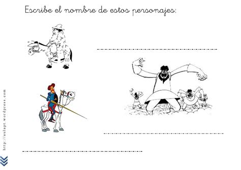 Don Quijote Y Los Molinospage6 Conte Spanish Language Snoopy