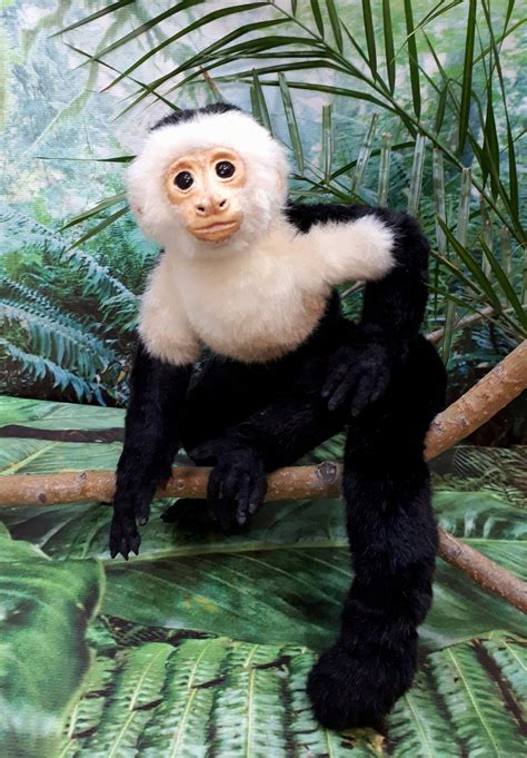 Realistic Toy Stuffed Animal Monkey Baby Monkey Realistic Etsy
