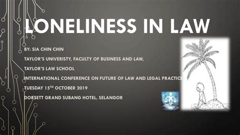 Pdf Loneliness In Law