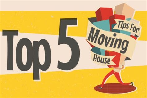 Infographic Top 5 Tips For Moving House National Storage
