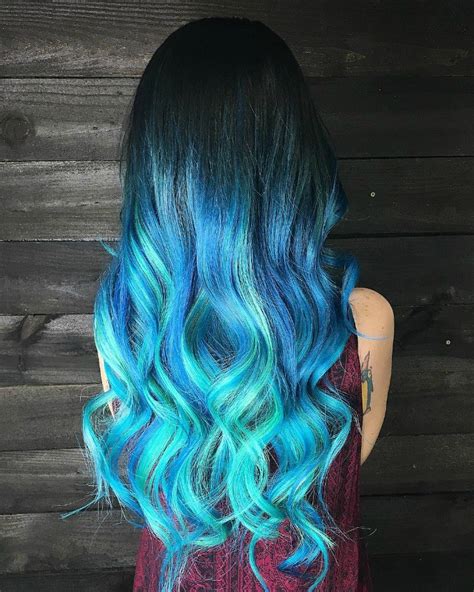 Incredible Blue Ombre Hair Colors Trending In