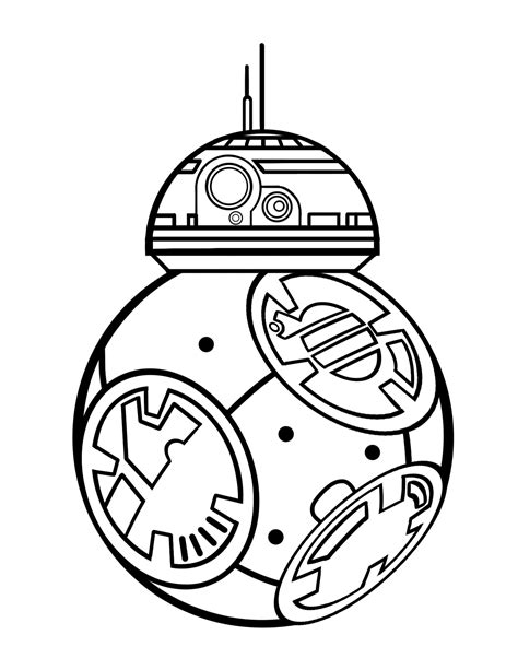Star wars film series is very popular among children too. BB8.jpg 2,550×3,300 pixels | Coloring pages, Star wars bb8 ...
