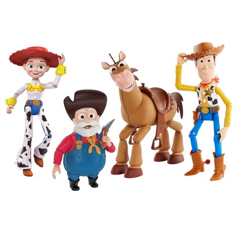Disney And Pixar Toy Story Woodys Roundup Set 4 Action Figures