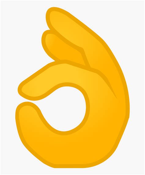 Download Svg Download Png Emoji Ok Hand Png Transparent Png