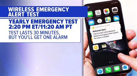 fema to test cellphone emergency alert system good morning america