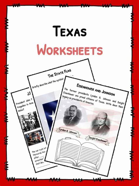 Texas Facts And Worksheets History Geography For Kids