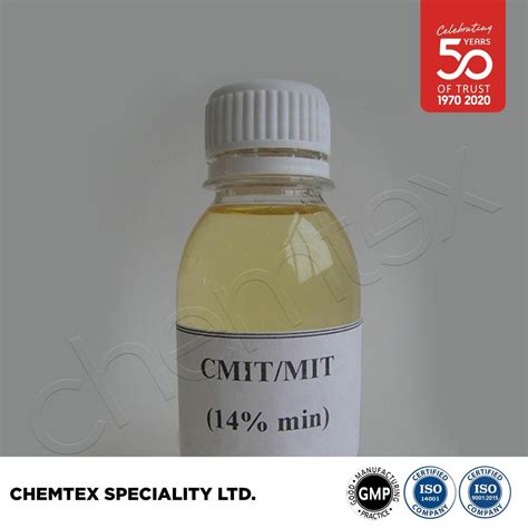 Liquid Cmit Mit 14 Methylisothiazolinone For Disinfection