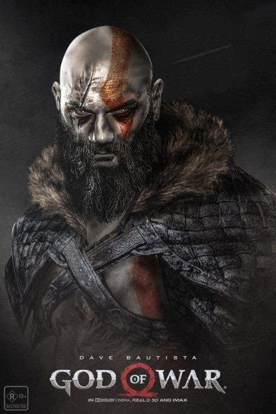 Así Luciría Dave Bautista Como El Kratos De God Of War
