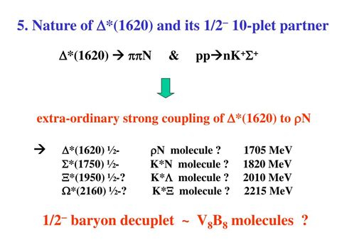 Ppt On The Nature Of The Lowest 12 Baryon Octet And Decuplet