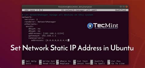 Networking Trying To Set Up Static Ip On Ubuntu Lts Install How