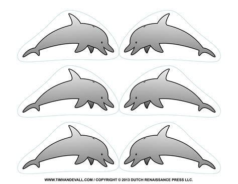 Dolphin Craft Tims Printables