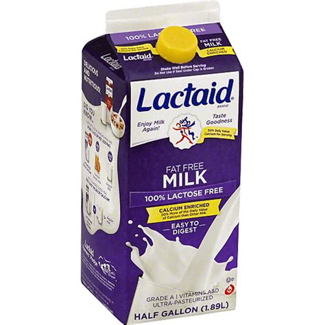 Try lactaid® fat free milk today and start enjoying your favorite cereals again. Lactaid Milk, Fat Free | Buehler's