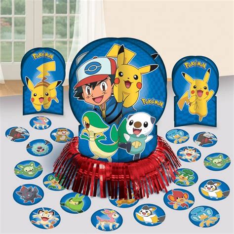 Pokemon Table Decorating Kit 27 Piece Pokemon Party Supplies