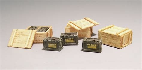 135 Uswooden Ammunition Boxes Vietnam Vše Pro Modeláře Art Scale