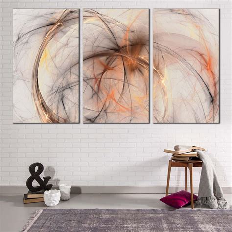 Contemporary Abstract Canvas Wall Art Beautiful Elegant Abstract Mult