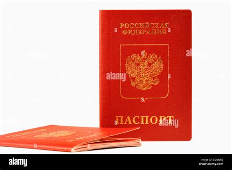 Two Passports Of Foreign Isolated On White Background Stock Photo Alamy