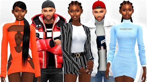 The Sims 4 ¦ Trendy Cc Haul Lookbook And All Links Youtube