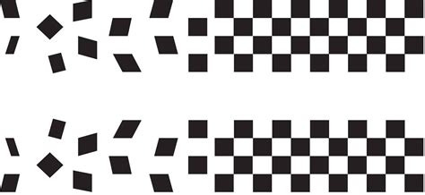 2 X Chequered Flag Vinyl Stickers Graphics Car Side Decals Racing