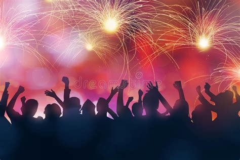 Party People Celebrate New Year Eve Stock Image Image Of Party Concert 81870735
