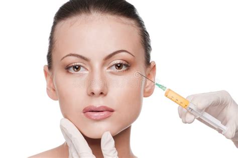 Cosmetic Botox Injection In The Beauty Face Stock Image Image 20785703